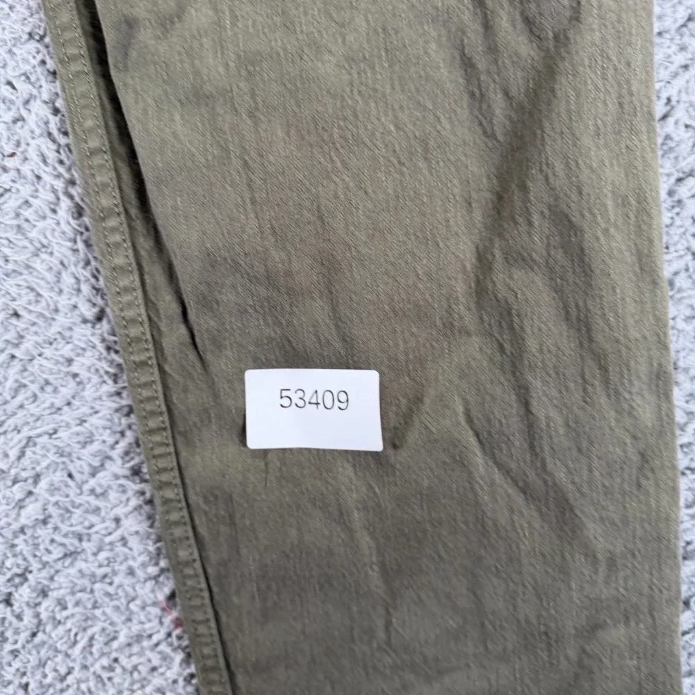 Levi's 505 Jeans Mens 34x30 Green Cotton Denim Straight Workwear Travel Stretch